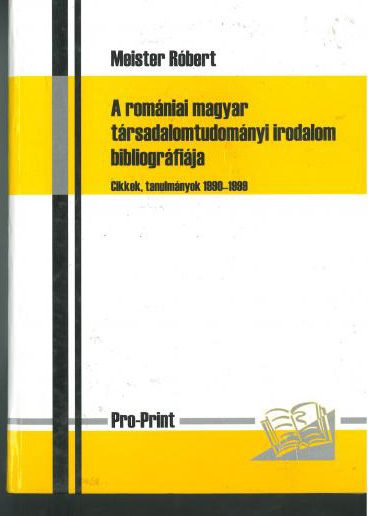 A romániai magyar társadalomtudományi irodalom bibliográfiája II. borítója