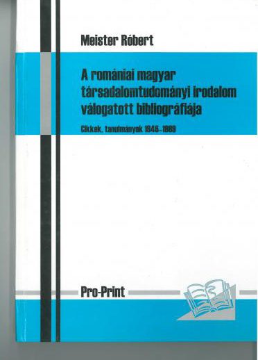 A romániai magyar társadalomtudományi irodalom bibliográfiája I. borítója
