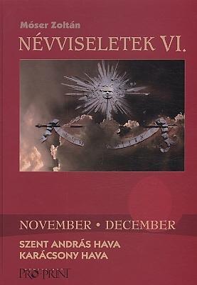 VI. November, december – Szent András hava, Karácsony hava borítója