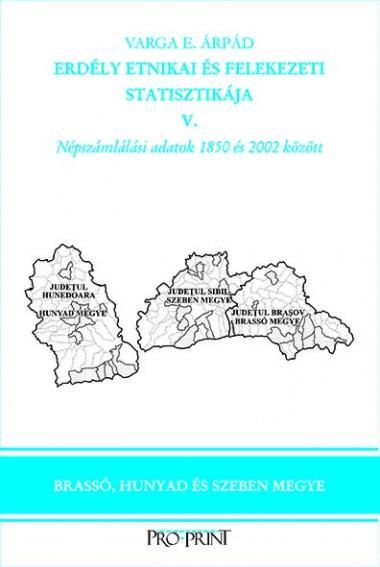 Erdély etnikai és felekezeti statisztikája V. borítója