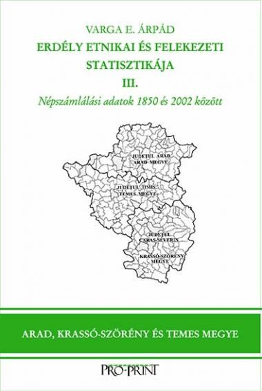 Erdély etnikai és felekezeti statisztikája III. borítója