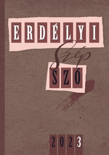 Erdélyi szép szó 2023 borítója
