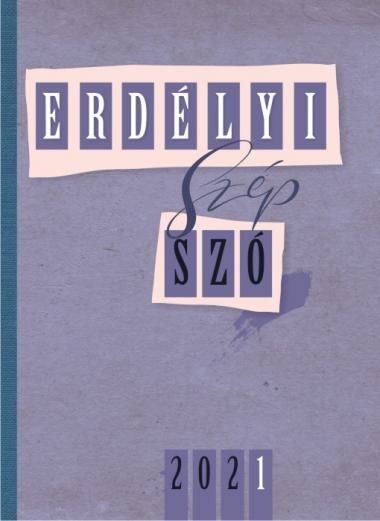 Erdélyi szép szó 2021 borítója