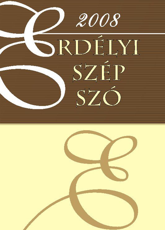 Erdélyi szép szó 2008 borítója