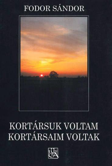 Kortársuk voltam kortársaim voltak borítója